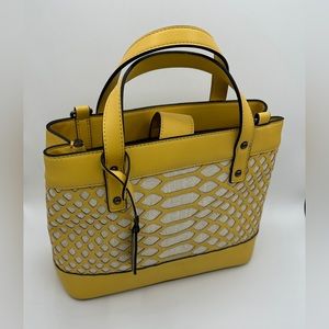 Joe’s Jeans Yellow tote bag